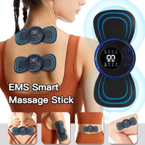 Mini Massageador de Cervical Elétrico Portátil Alivia Dores Corpo Pescoço