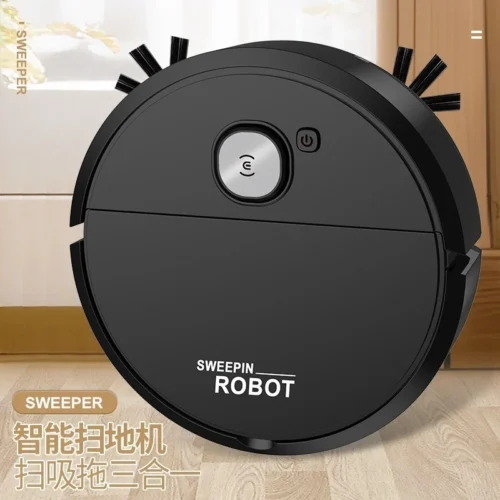 Robô Aspirador 3 em 1 Varre, Aspira e Passa Pano - Limpeza Automática Inteligente e Silenciosa - Para Casa e Apartamento